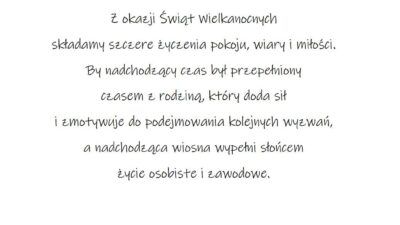 Święta Wielkanocne