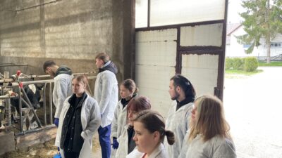 Zajęcia terenowe w gospodarstwie rolnym