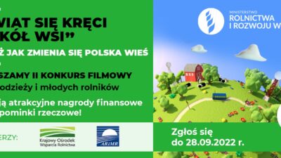 II ogólnopolski konkurs filmowy „Świat się kręci wokół wsi”!